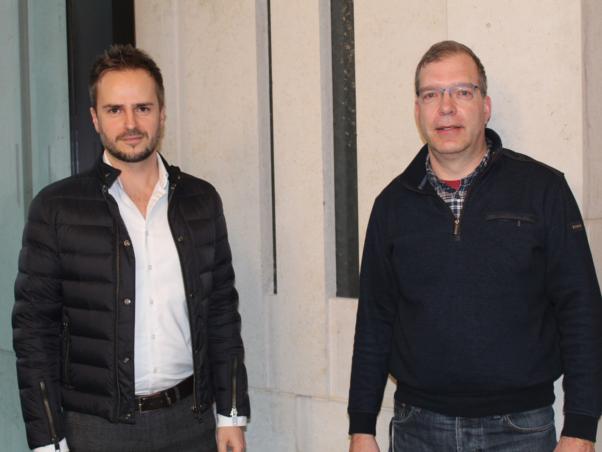 Andreas Schreib (li.) und Thorsten Aymanns