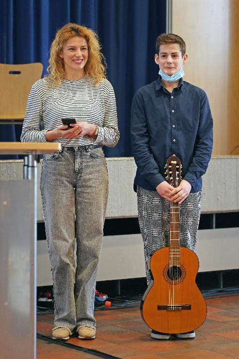 Julia Soloviov und ihr Sohn Alex