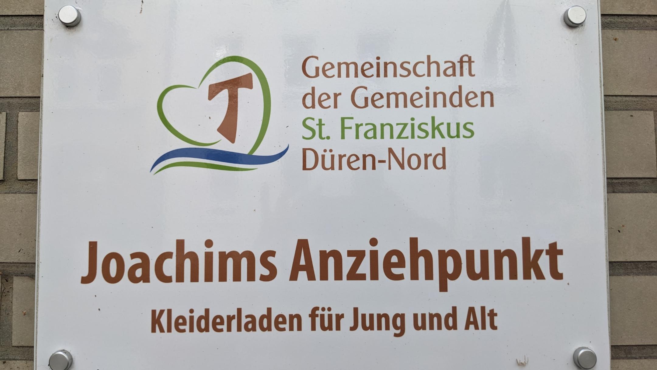 'Joachims Anziehpunkt'  ist ein Angebot der GdG St. Franziskus im Pfarrheim neben der Joachimskirche.