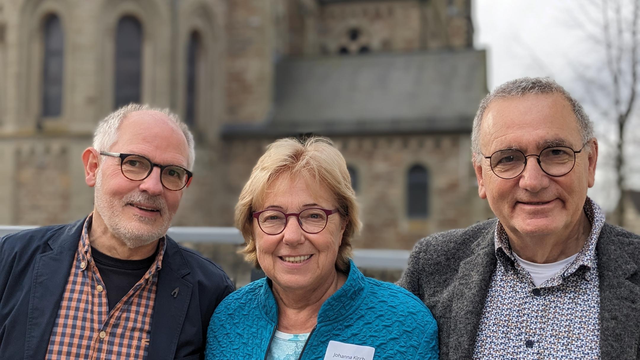 Ehrenamt und Hauptamt in gemeinsamer Verantwortung (v.r.): Bruno Welter, Johanna Kirch und Georg Nilles bereiteten den Tag für die GdG vor.